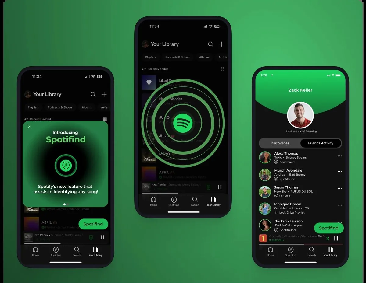 Spotify: Spotifind preview